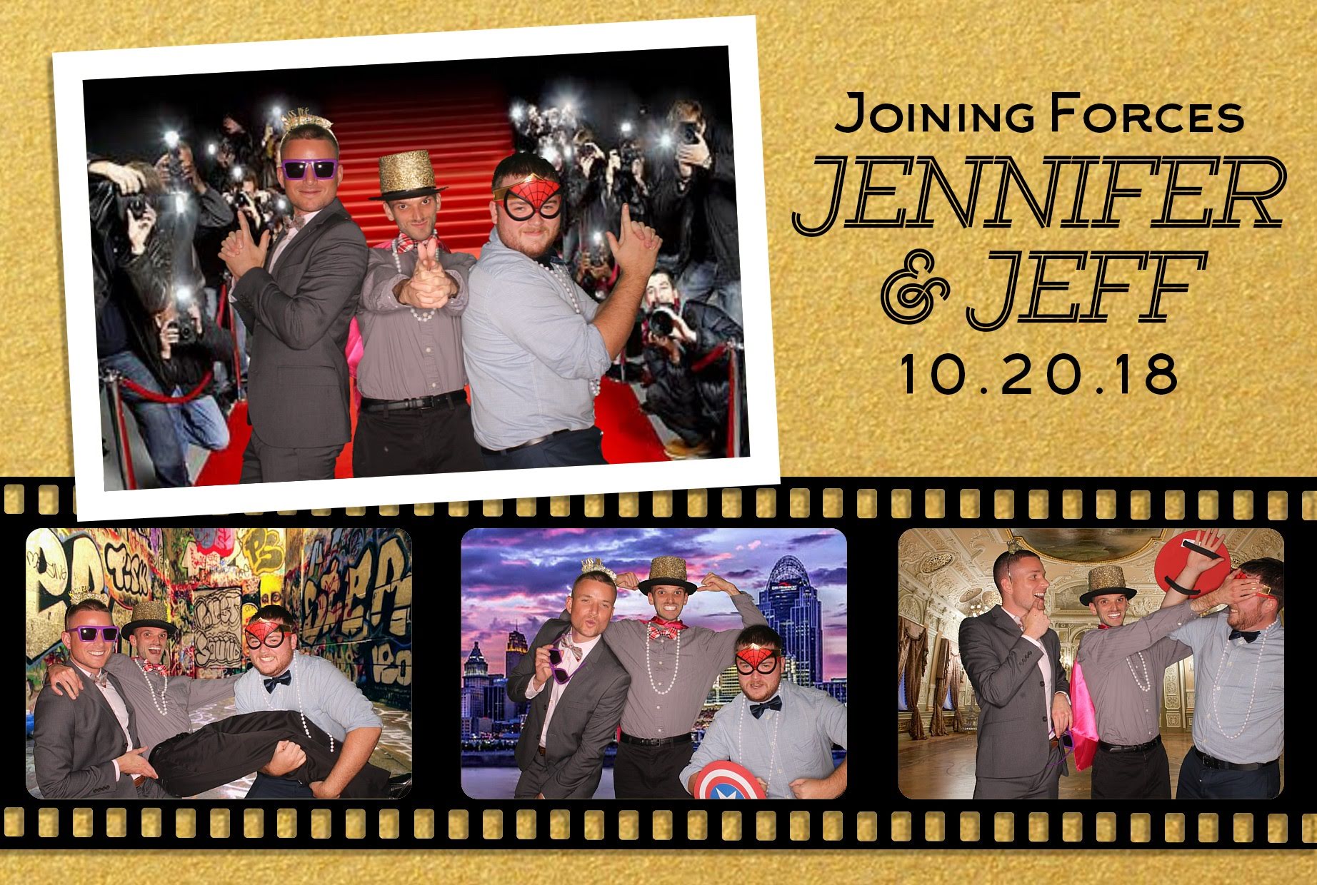Jenn and Jeff | View more photos from the event at gallery.photoboothcincy.com/u/PhotoBoothCincy/Jenn-and-Jeff
